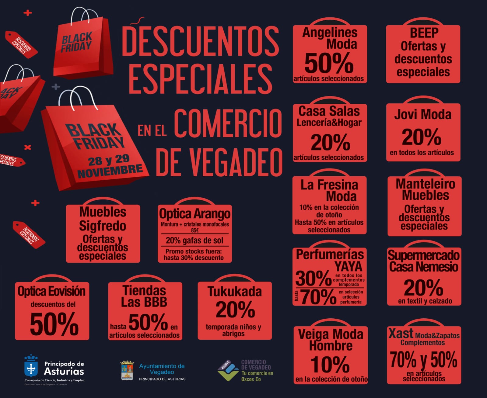 Descuentos y promociones Black Friday Vegadeo Black Friday Vegadeo